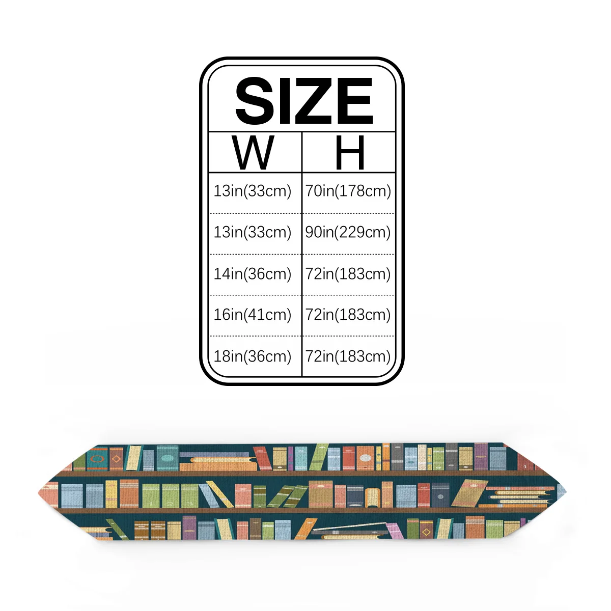 Книжная полка библиотека скатерть Настольная дорожка флаг искусственная | Дом и