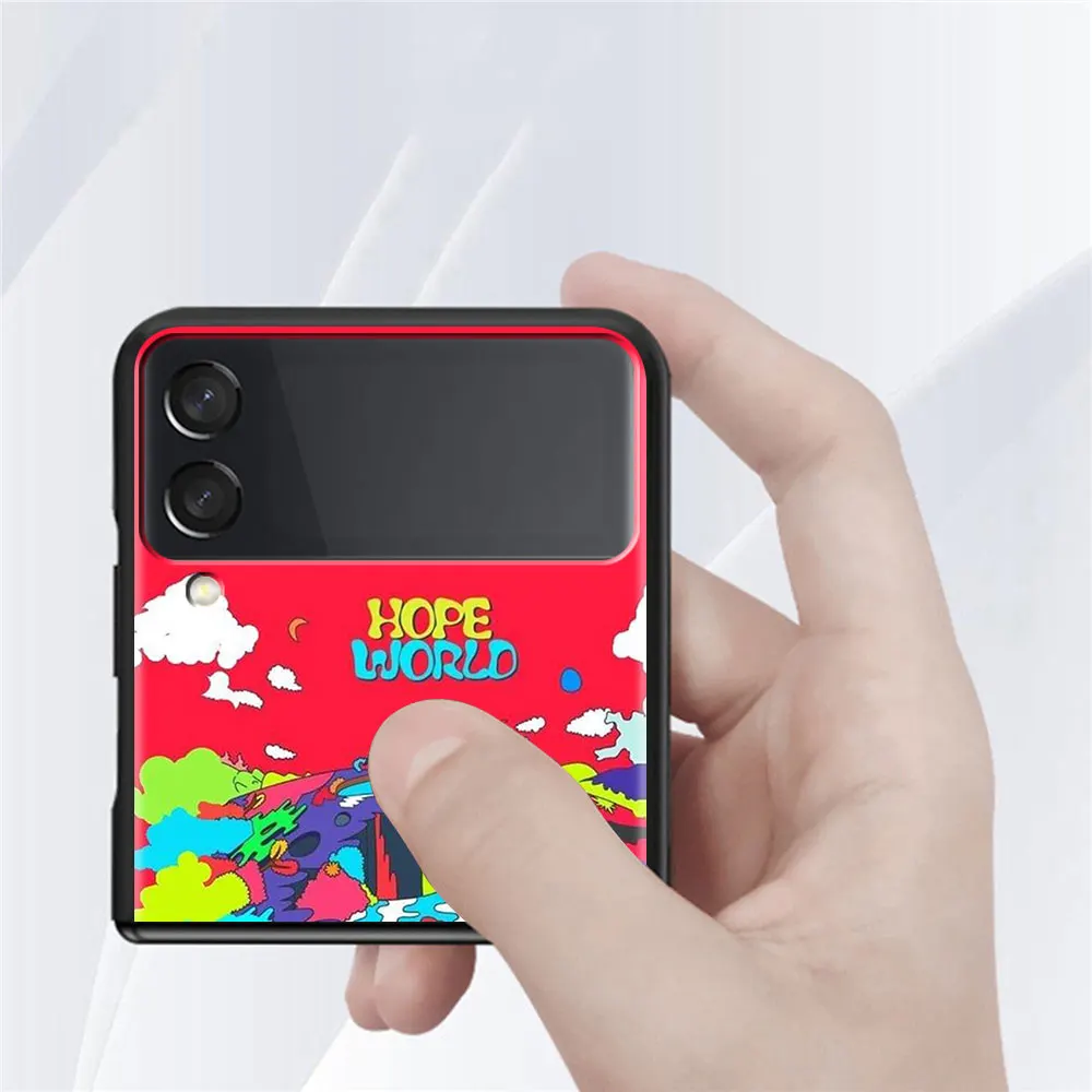 Чехол Bangtan Boys Hope World для Samsung Galaxy Z Flip3 задняя крышка Flip 3 5G 6 7 дюйма чехол смартфона