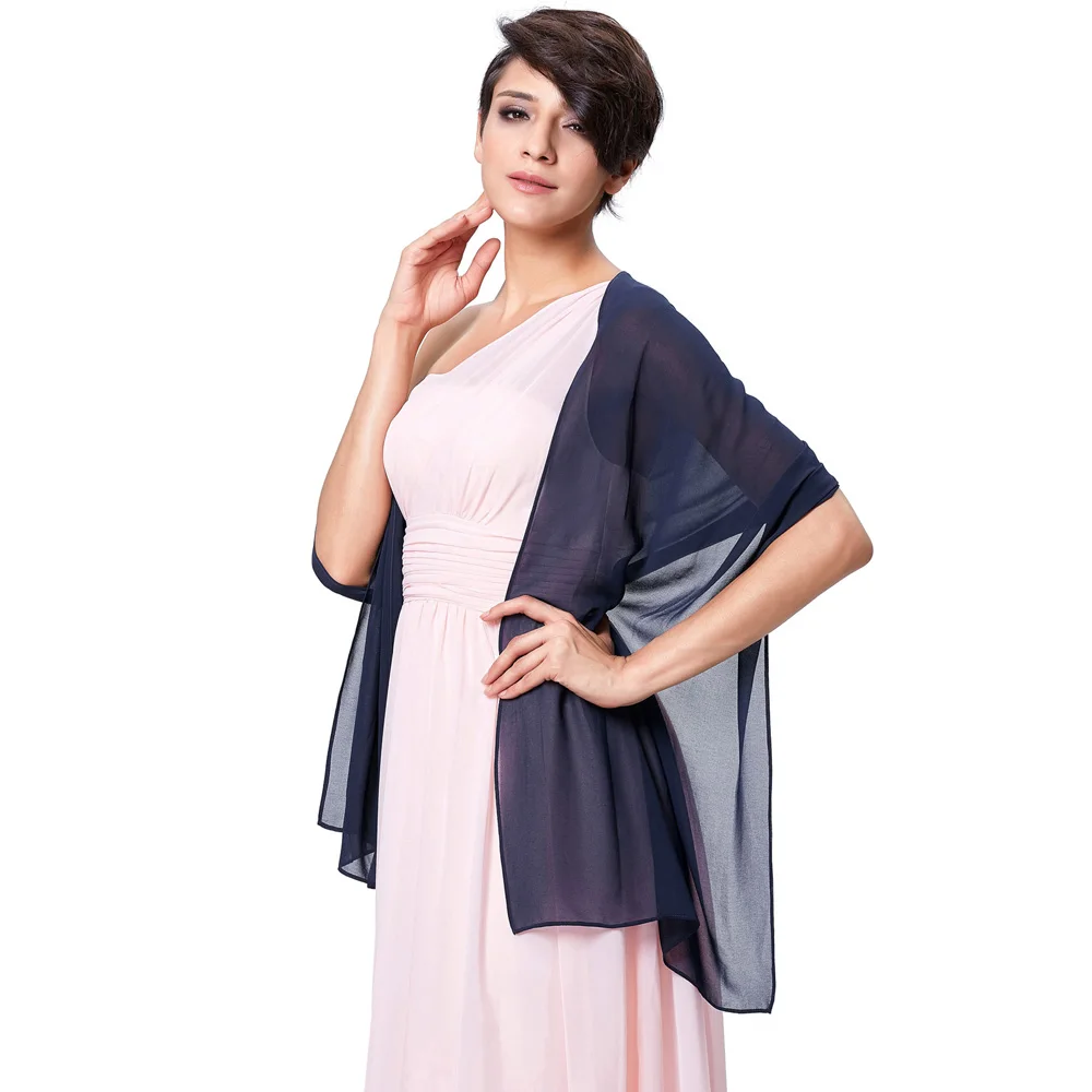 Женская шифоновая шаль Kate Kasin мягкие шали и накидки из пашмины длинная модная для