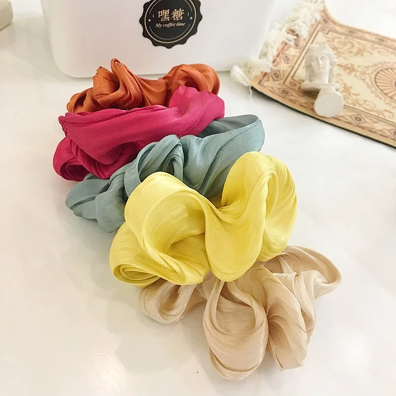 Новое поступление 2019 резинки для волос ярких цветов эластичные Женские