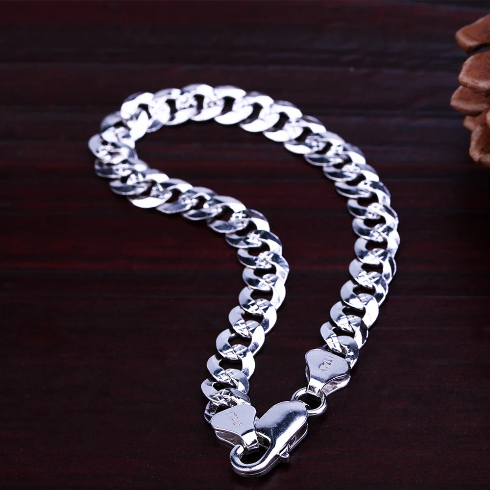 Браслет-цепочка унисекс из 100% серебра 925 пробы 5 мм | Украшения и аксессуары