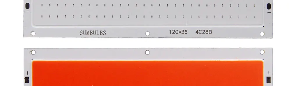 15 Вт cob led панель с лампочками 120*36 мм источник света с регулируемой яркостью красный Буле Теплый Природа холодный белый цвет с радиочастотным пультом дистанционного управления