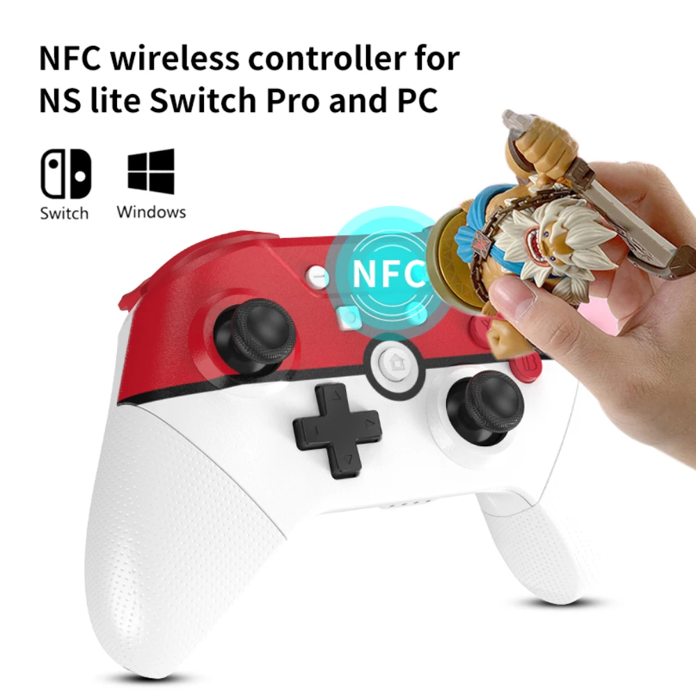 

NS Lite Wireless Gamepad For Nintend Switch Pro Controller have NFC Turbo 6-Axis Doublemotor 3D Game Joysticks