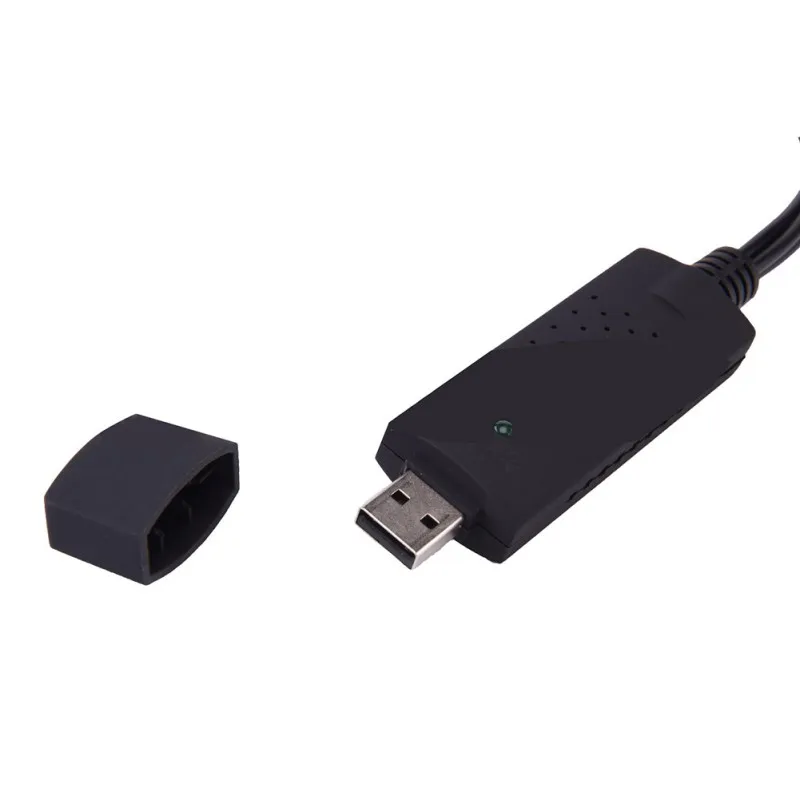 USB 2 0 Аудио Видео VHS к DVD ПК преобразователь карта захвата адаптер для Windows