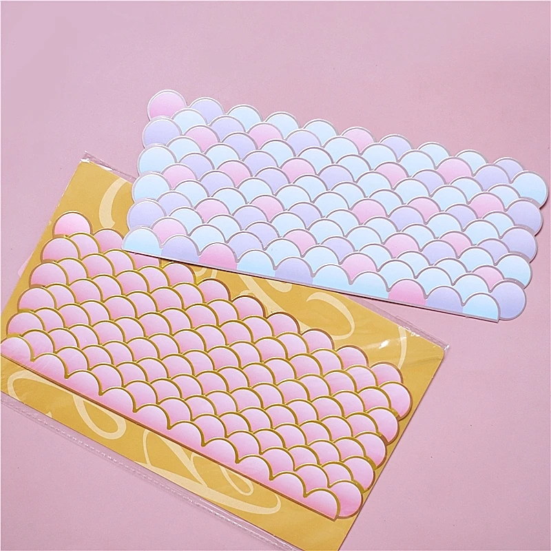 Бумажный торт из кожи русалки украшение на день рождения десерт вечерние