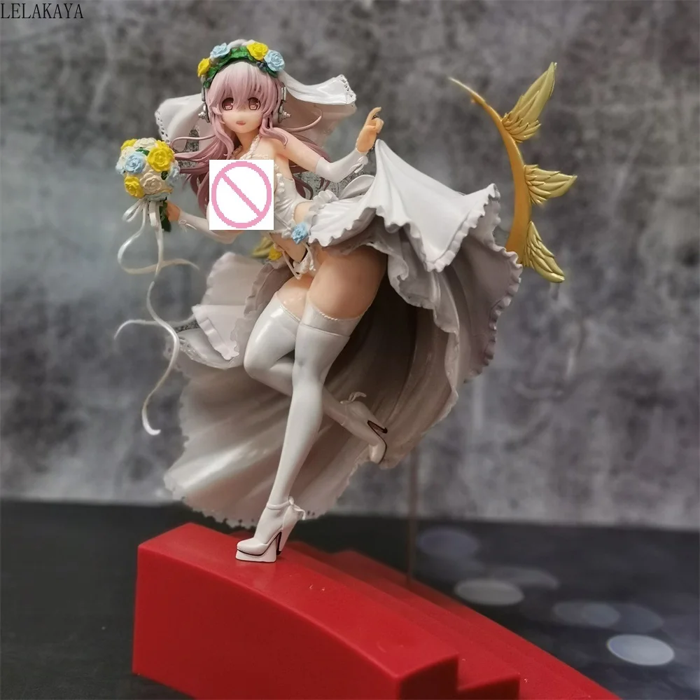 Новое свадебное платье в стиле аниме Super Sonico на 10 ю годовщину 30 см Роскошная