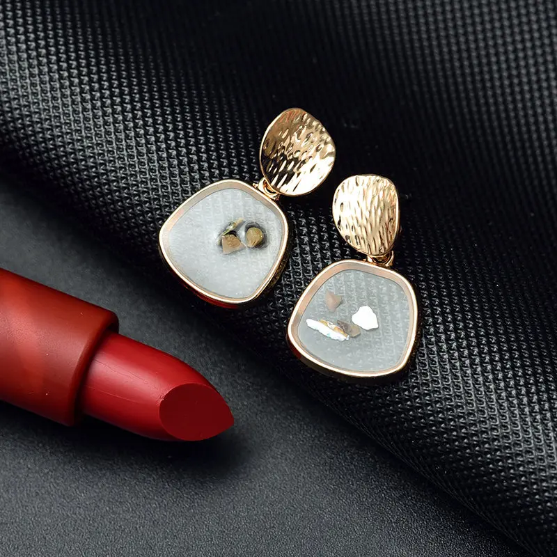 Женские винтажные серьги подвески с кристаллами металлические массивные