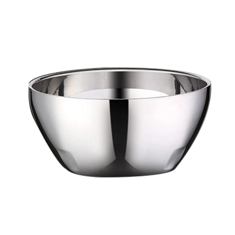 

316 stainless steel bowl baby children adult iron bowl anti-scalding anti-fall rice soup bowl tableware bowl
