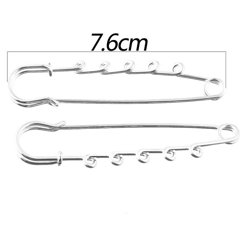 10 шт. булавки с 5 отверстиями брошь сделай сам бронзовая подвеска и цепочка