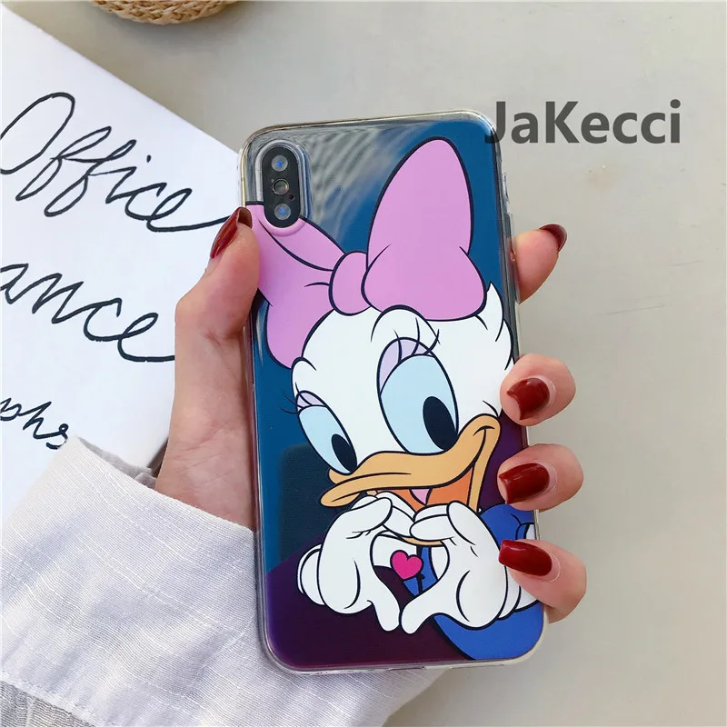 Милый мультяшный чехол для телефона для iPhone 11 Pro Max 6 6s 7 8 plus X Xr Xs Max 5S se силиконовый мягкий ТПУ чехол s для iPhone 7 забавные чехлы