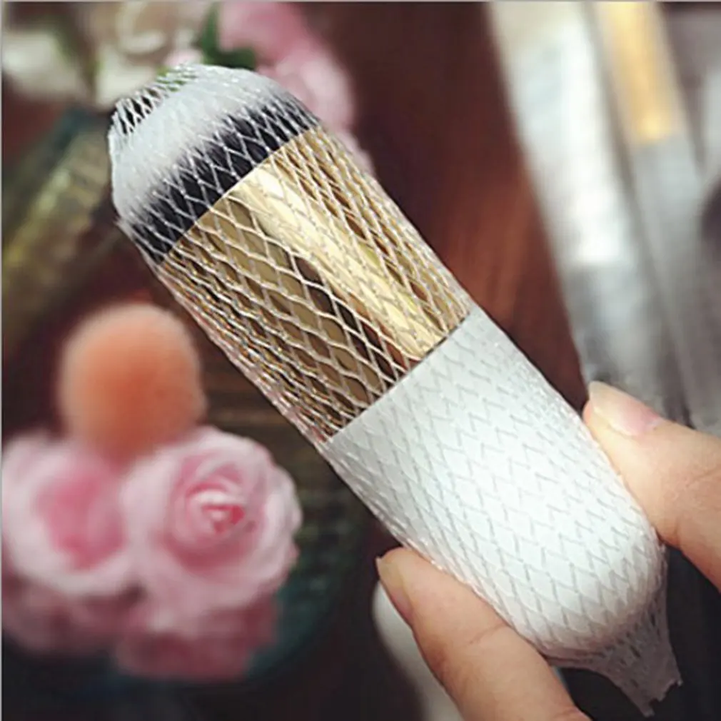 Набор кистей для макияжа Защитный Сетчатый Чехол белый эластичный набор