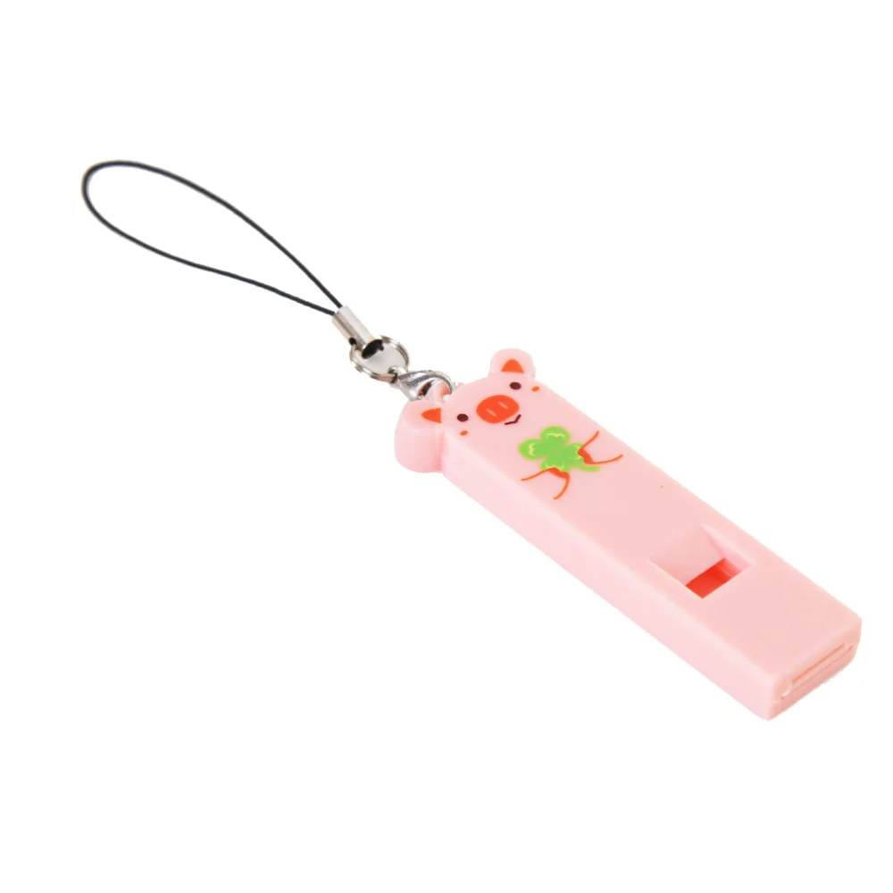 

Outdoor Cartoon Whistle Instrument with Lanyard (Random Color)