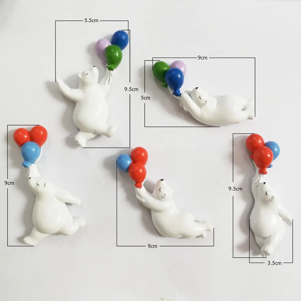 

Паста для холодильника Zakka polar bear, мягкая Магнитная паста, полимерное украшение, красивые Ремесла, креативный дом