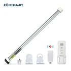 Мотор для рулонной шторы zemimart Tuya Zigbee, для шланга 17 мм 25 мм, встроенный аккумулятор, абажур, двигатель Smart Life, Alexa, Google Home Control