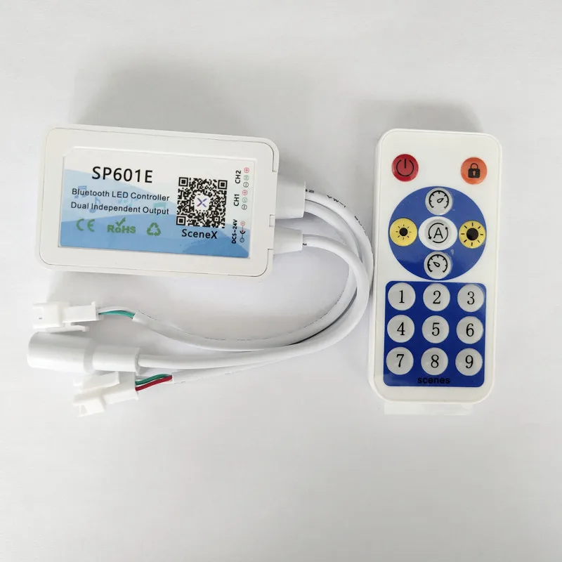 Новый музыкальный контроллер Sp601E Rf Mic двойной сигнал для Ws2812b ws2811 sk6812