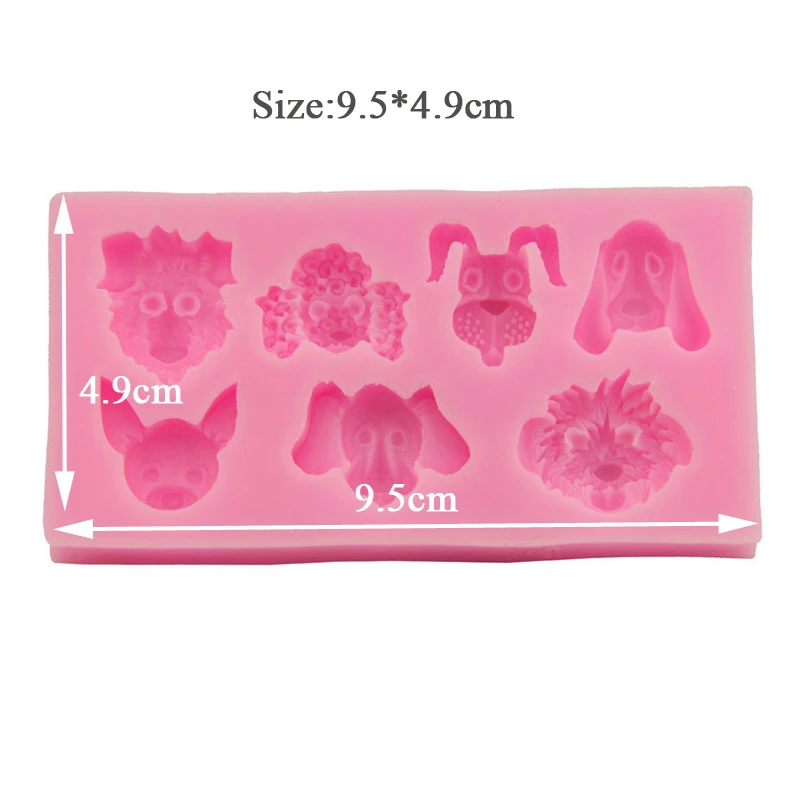 Силиконовая форма для мыла в форме собаки животных сделай сам помадка