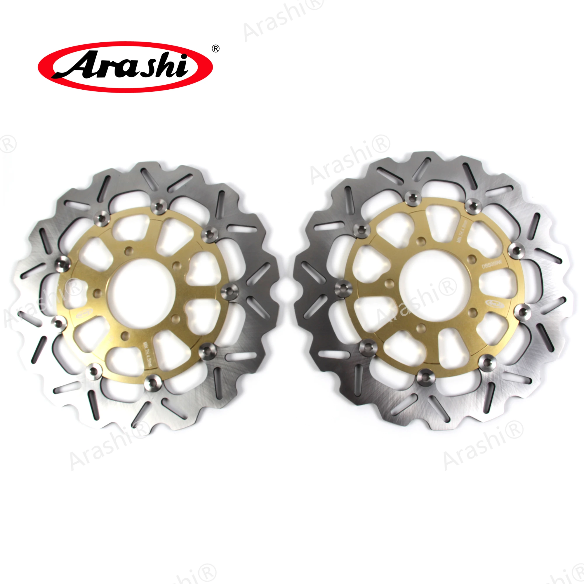 Arashi 1 пара ZX10R 08 15 CNC передние тормозные диски роторы для KAWASAKI NINJA ZX 10R 2008 2009 2010 2011 2012