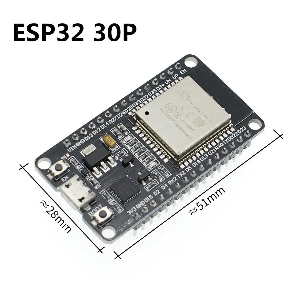 10pcs ESP32 30P 10 шт. ESP32 макетная плата 30 P/38 P WiFi+ Bluetooth ультра-низкое энергопотребление двухъядерный ESP-32 ESP-32S - Цвет: 10pcs ESP32 30P