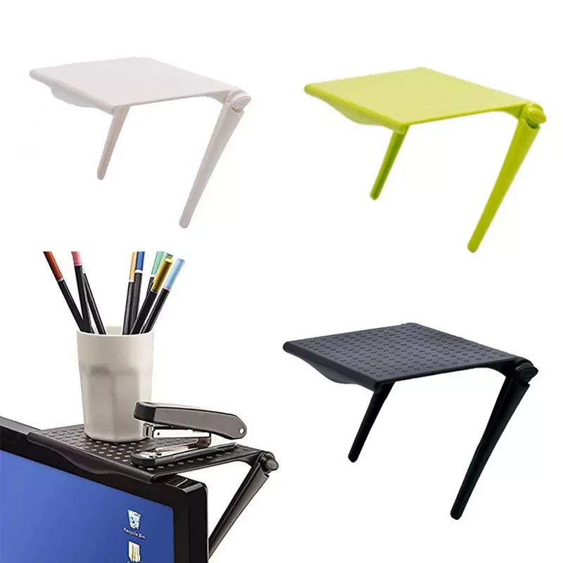 

TV Screen Top Storage Shelf Home Storage Holders Computer Monitor TV Screen Rack Office Tablet Stands Multi-function Organizer