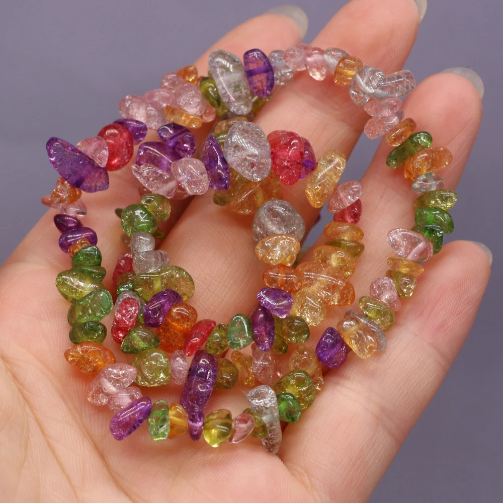 

2021 New Natural Semi-precious Stone Gravel Beaded Agate Rose Quartz Various Stones Handmade DIY Necklace Bracelet Jewelry Gift