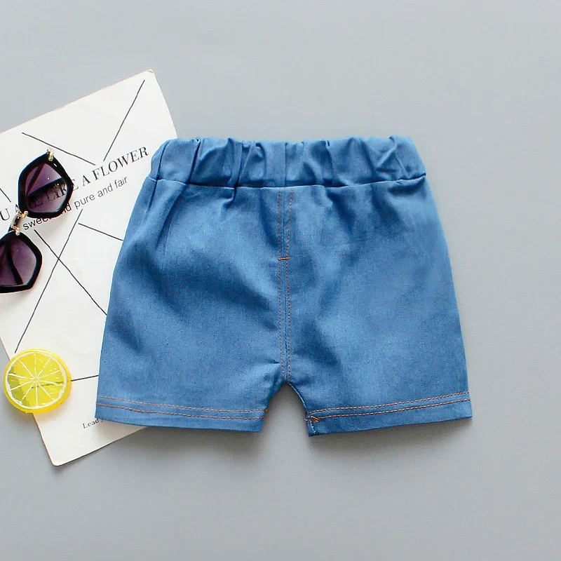 Комплект для маленьких мальчиков милая летняя футболка с героями мультфильмов