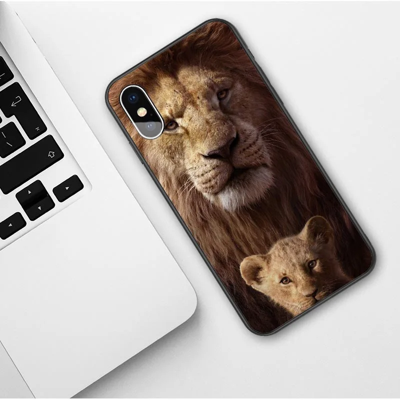 TPU Король Лев Simba nala силиконовый чехол для телефона чехол для iPhone 7 8 6s Plus X XS MAX 5S SE XR 11 Pro Max мягкий чехол - Цвет: TPU