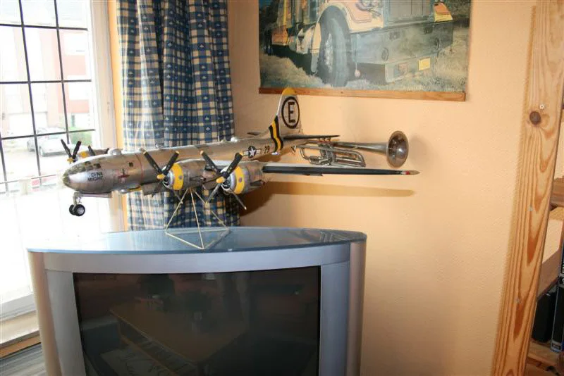 93*65 см B29 супер Aerial Fortress Bomber самолет DIY 3D бумажная карточка модель Конструкторы строительные игрушки развивающие