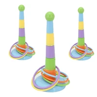 2020 new mini hoop ring toss plastic ring toss garden game pool toy outdoor fun set toys for children kids gift