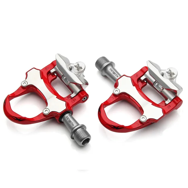Red Wellgo XRF07MC 235 г магния дорожный велосипед из сплава бесклипсовый педали с 2 парами keo совместимые бутсы самоблокирующиеся педали - Цвет: Red