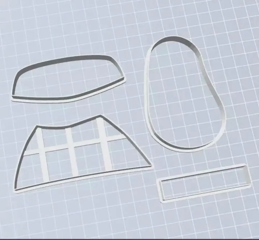 Форма для помадки 3d Трехмерная танцевальная обувь детская Мультяшные булочки