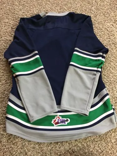 Сиэтл Thunderbirds белый bule зеленый мужской хоккейный трикотаж Вышивка сшитая по