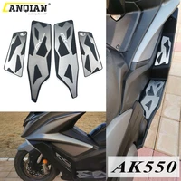 motorbikes pedal front and rear footrest footboard step motorcycle floorboards foot pegs for kymco ak550 kymco ak 550 2017 2018
