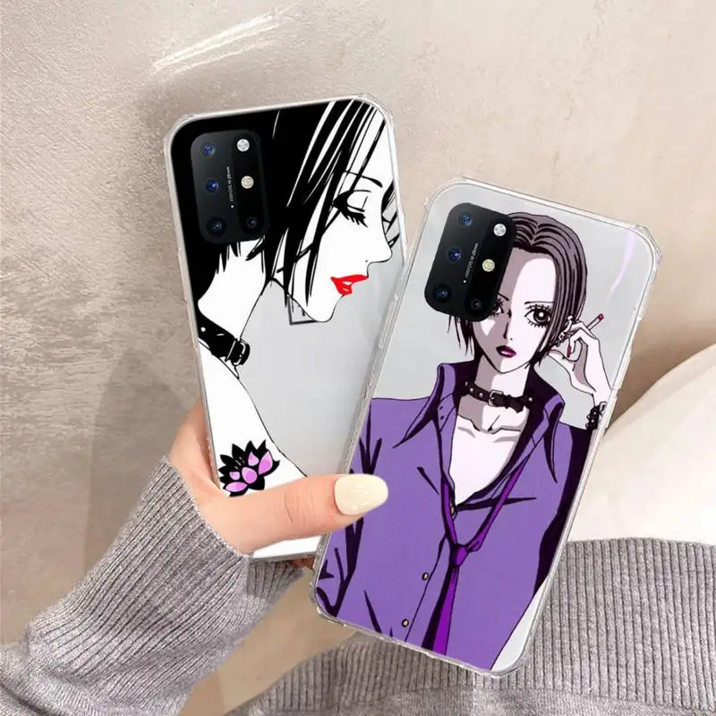 

Nana Anime Oosaki Phone Case Transparent for OnePlus 7 9 8 t pro shell cover coque
