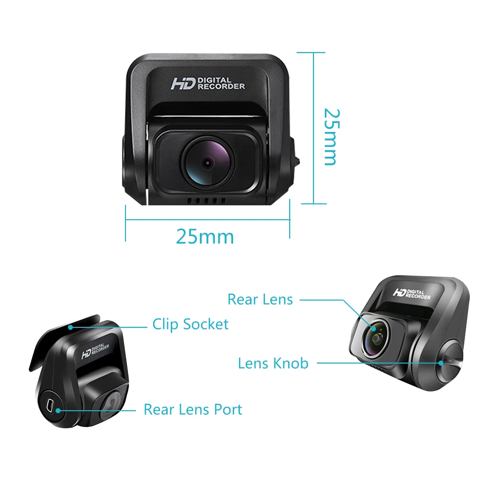 Wi-Fi автомобильный видеорегистратор 2160P 60fps ADAS DVR T691C с 1080P sony сенсорная камера заднего вида ночное видение gps двойной объектив Dashcam 4K Ultra HD