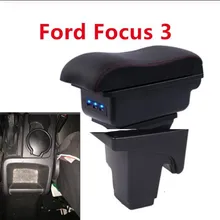 Для Ford focus 3 подлокотник коробка центральный магазин содержание фокус mk3 нарукавники коробка с подстаканником пепельница с интерфейсом USB Универсальная модель Для Ford focus 3 подлокотник коробка центральный магазин содержание фокус mk3 нарукавники коробка с подстаканником пепельница с интерфейсом USB Универсальная модель
