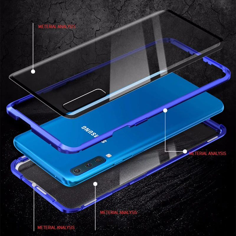 Чехол для Samsung Galaxy Note 20 Plus, роскошные двойные стеклянные магнитные металлические Чехлы для Samsung Note 20, противоударные чехлы от AliExpress WW