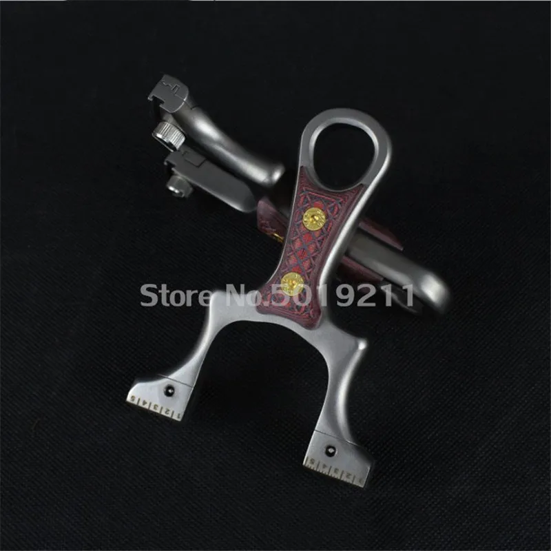 

2020 hot sale stainless steel slingshot hunting slingshot and latex rubber band bow outdoor sports shooting slingshot