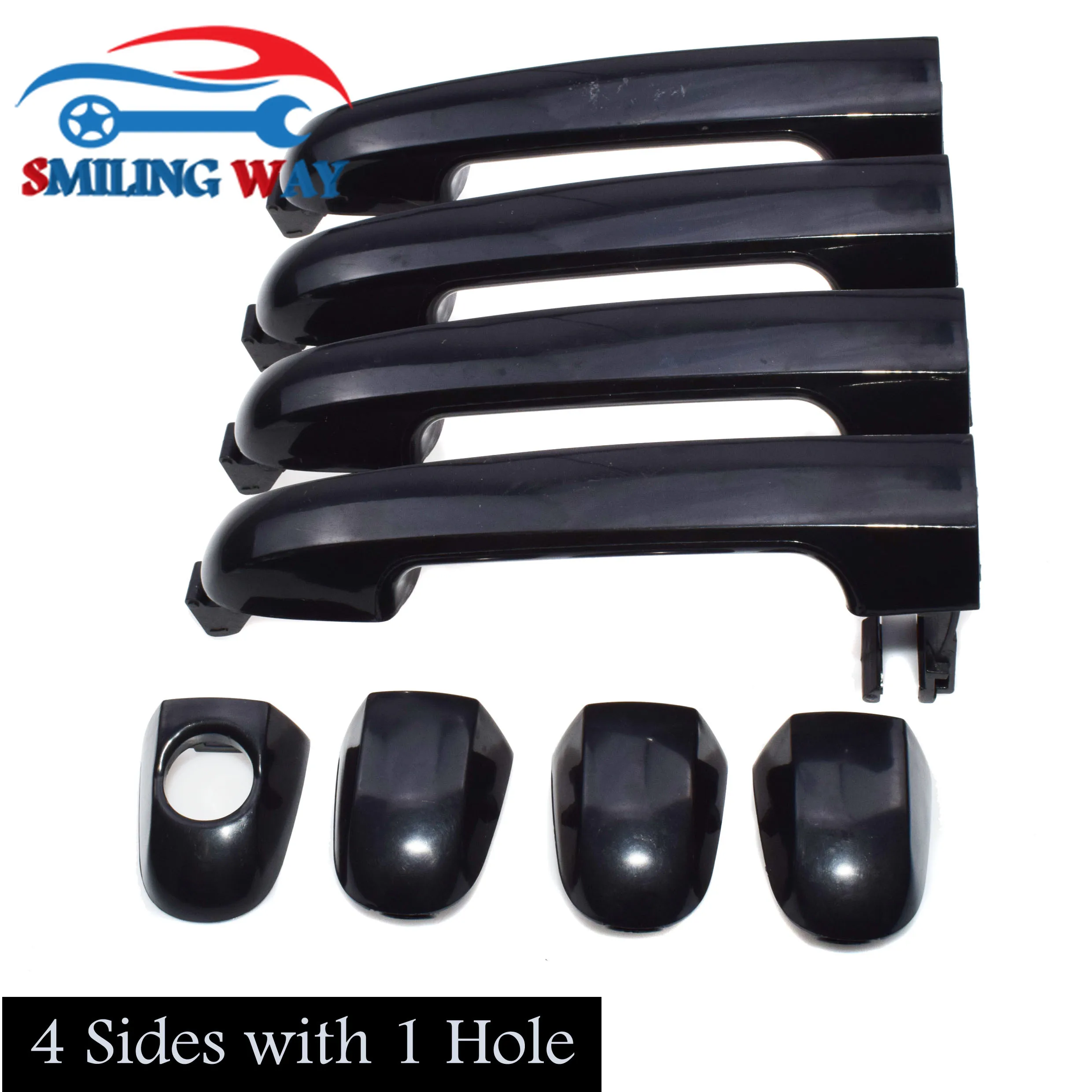 SMILING WAY# Interior Inside Door Handle Catch Set For Hyundai Elantra 2.0L 2007 2008 2009 2010 2011 2012