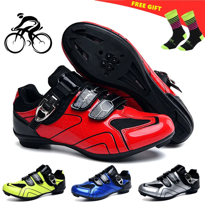 

Ultralight Self-Locking Cycling Shoes Men Sapatilha Ciclismo Professional Racing Road Bike Flat Shoes Bicycle Sneakers Unisex