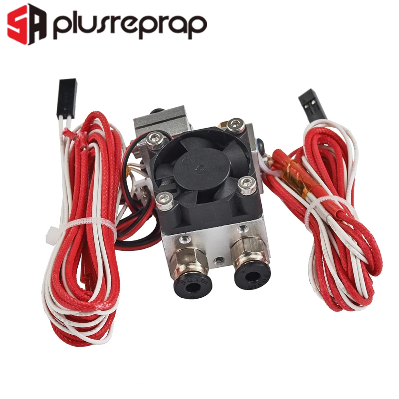 Экструдер Chimera V6 Dual Head Remote Bowden HotEnd с охлаждающим вентилятором 2 в Out