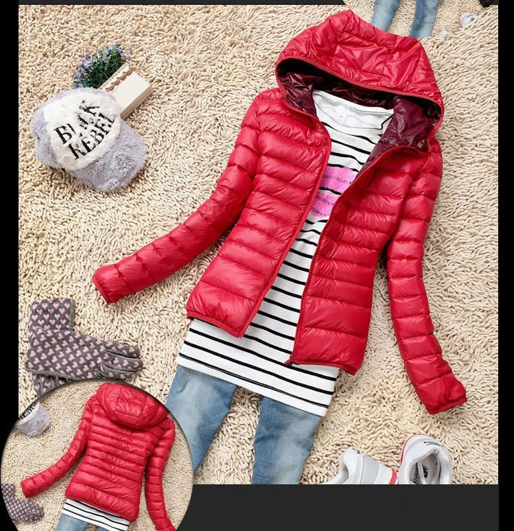 

padded jacket New women's special price cotton padded long sleeve cap thin cotton jacket short coat woman