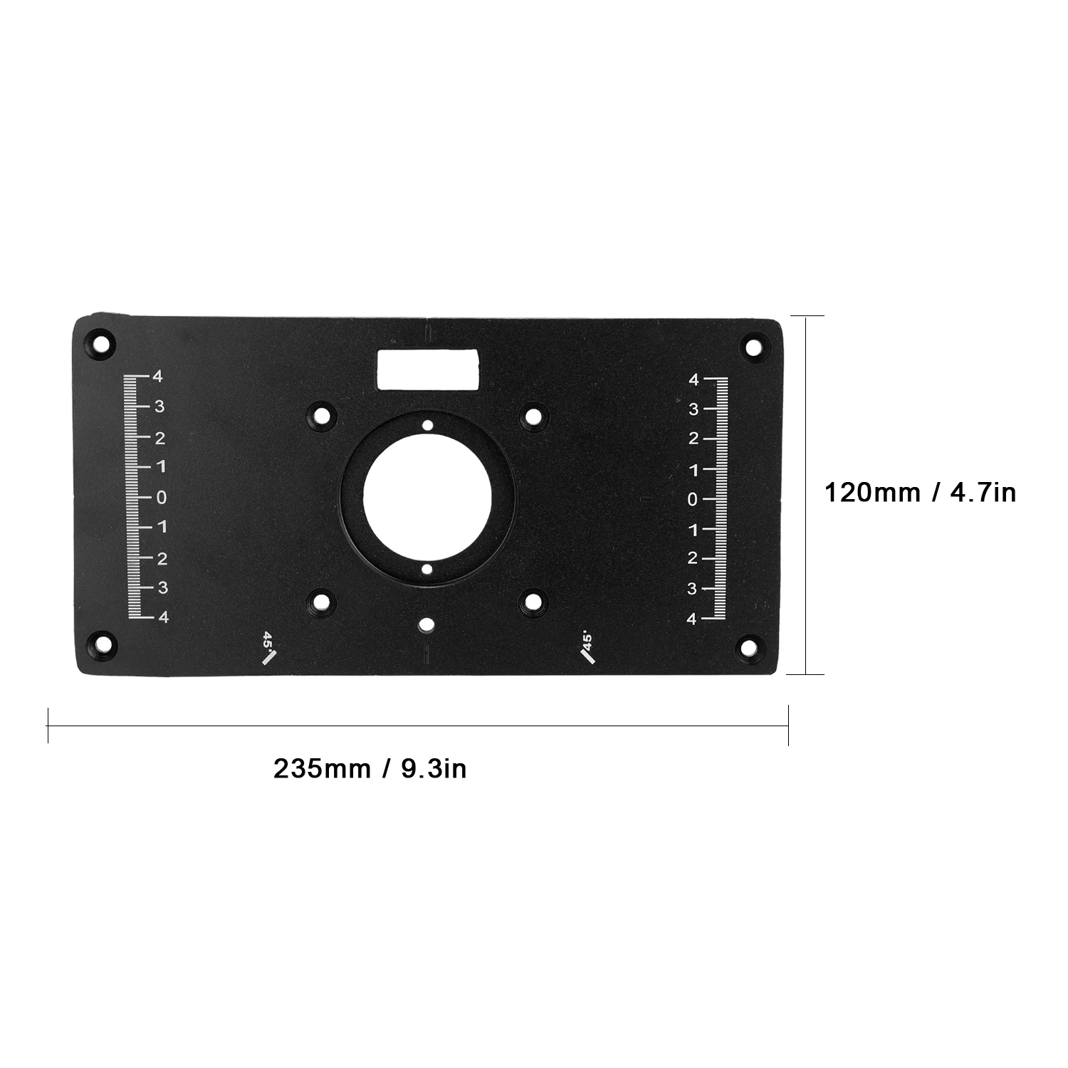 

Multifunctional Router Table Insert Plate Woodworking Benches Aluminium Wood Router Trimmer Models Engraving Machine