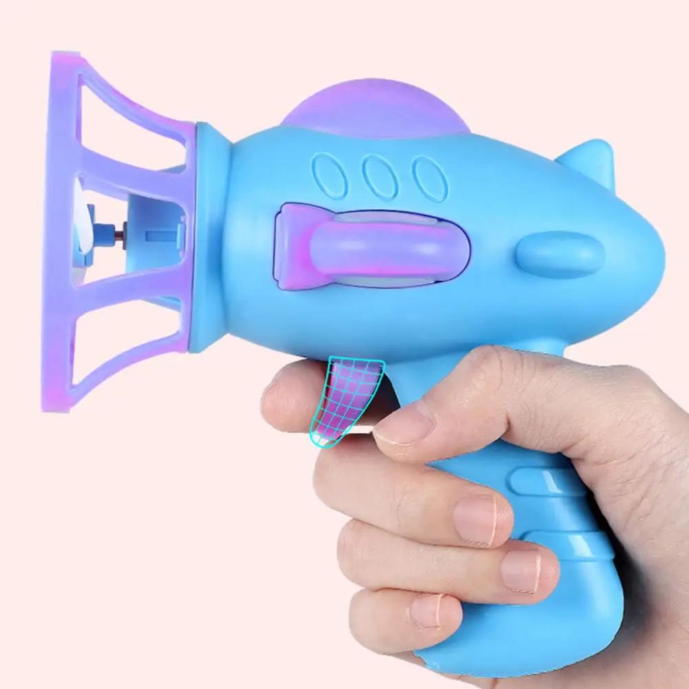 

Bubble Blower Electric Long Lasting Plastic Double Bubble Blower Fan for Kids