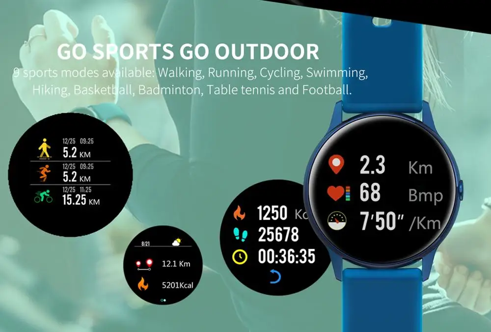 

DT88 Smart Watch Heart Rate Blood Pressure Sleep Monitor Color Screen IP68 Waterproof Smart Band Bracelet for Android IOS xiaomi