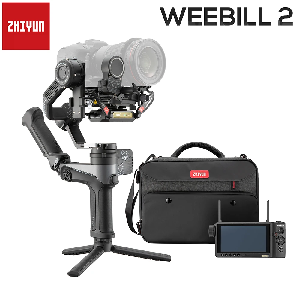 Стабилизатор Zhiyun Weebill 2 для DSLR камеры 3 осевой Ручной с сенсорным экраном Canon Sony