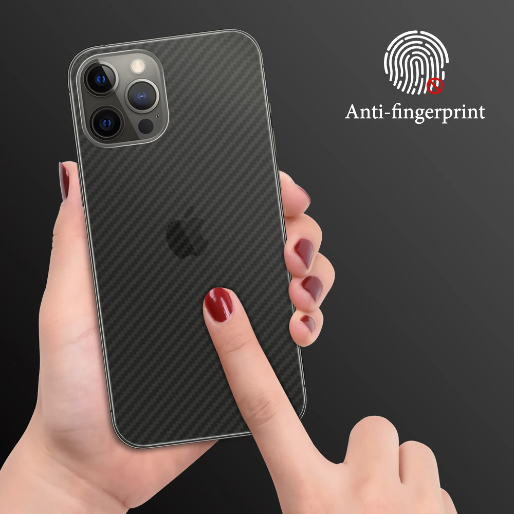 Защитная пленка на заднюю панель из углеродного волокна для iphone 11 Pro Max 12