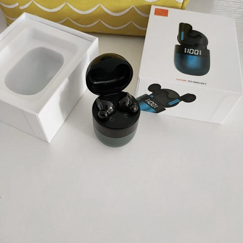 

Wireless Bluetooth Earphone Sport Handsfree In-Ear Earbud Headphones with Digital Power Display Charging Case