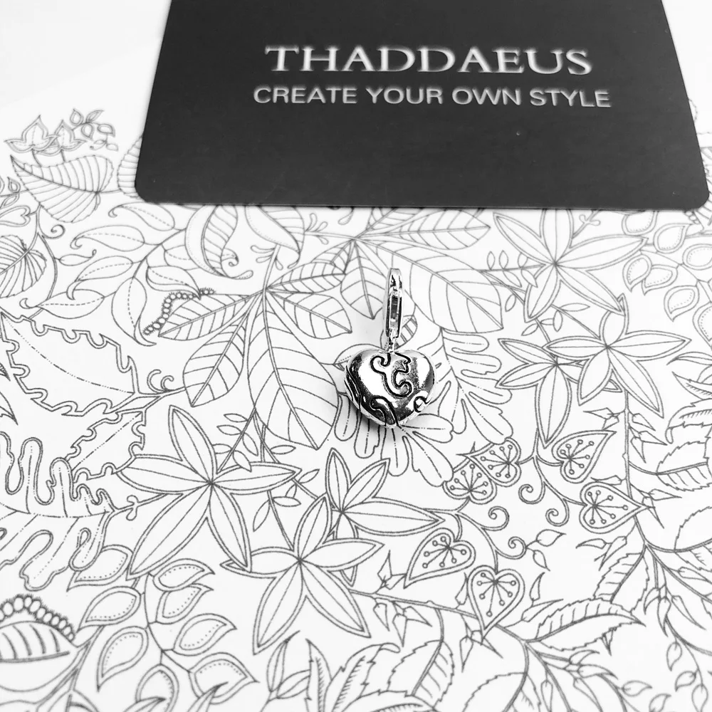 

Heart Ornament Charm Pendant Fit Bracelet Choker Necklace 2020 Spring New 925 Sterling Silver Romantic Gift For Women Jewelry