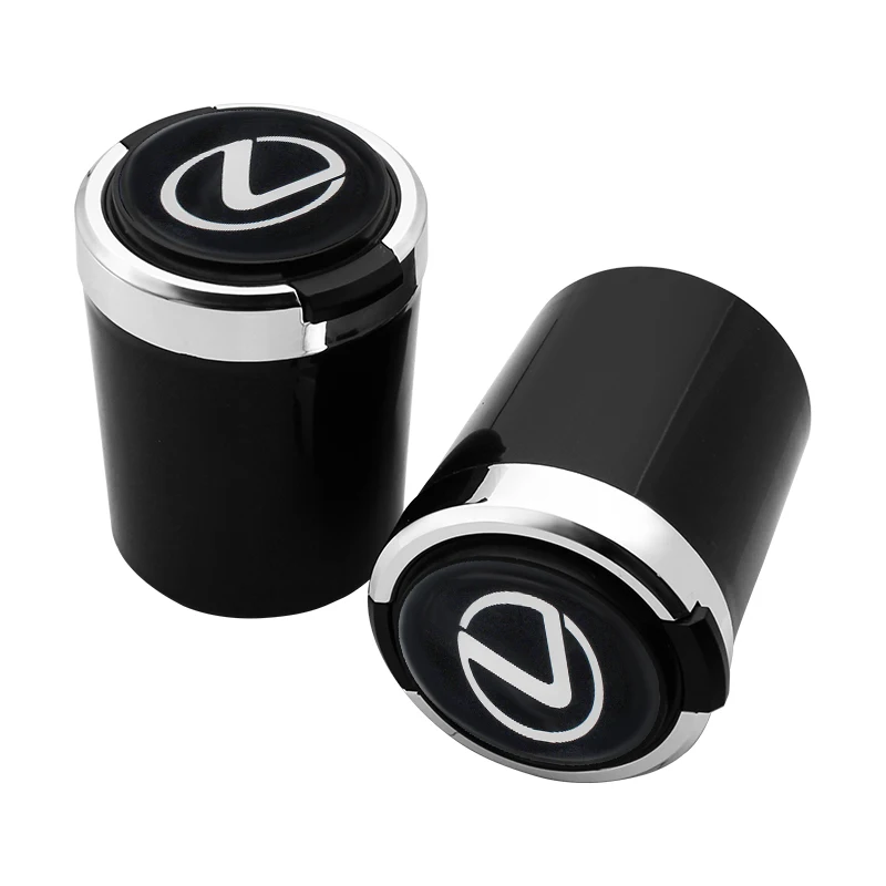 

Car LED Trash Garbage Bin Ashtray Dust Case Storage Cup Auto Accessories For Lexus RX 300 IS 250 300 GX 400 460 UX 200 NX LX GS