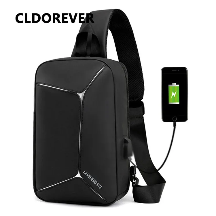 Мужская сумка через плечо нагрудные сумки мужские на водонепроницаемые для